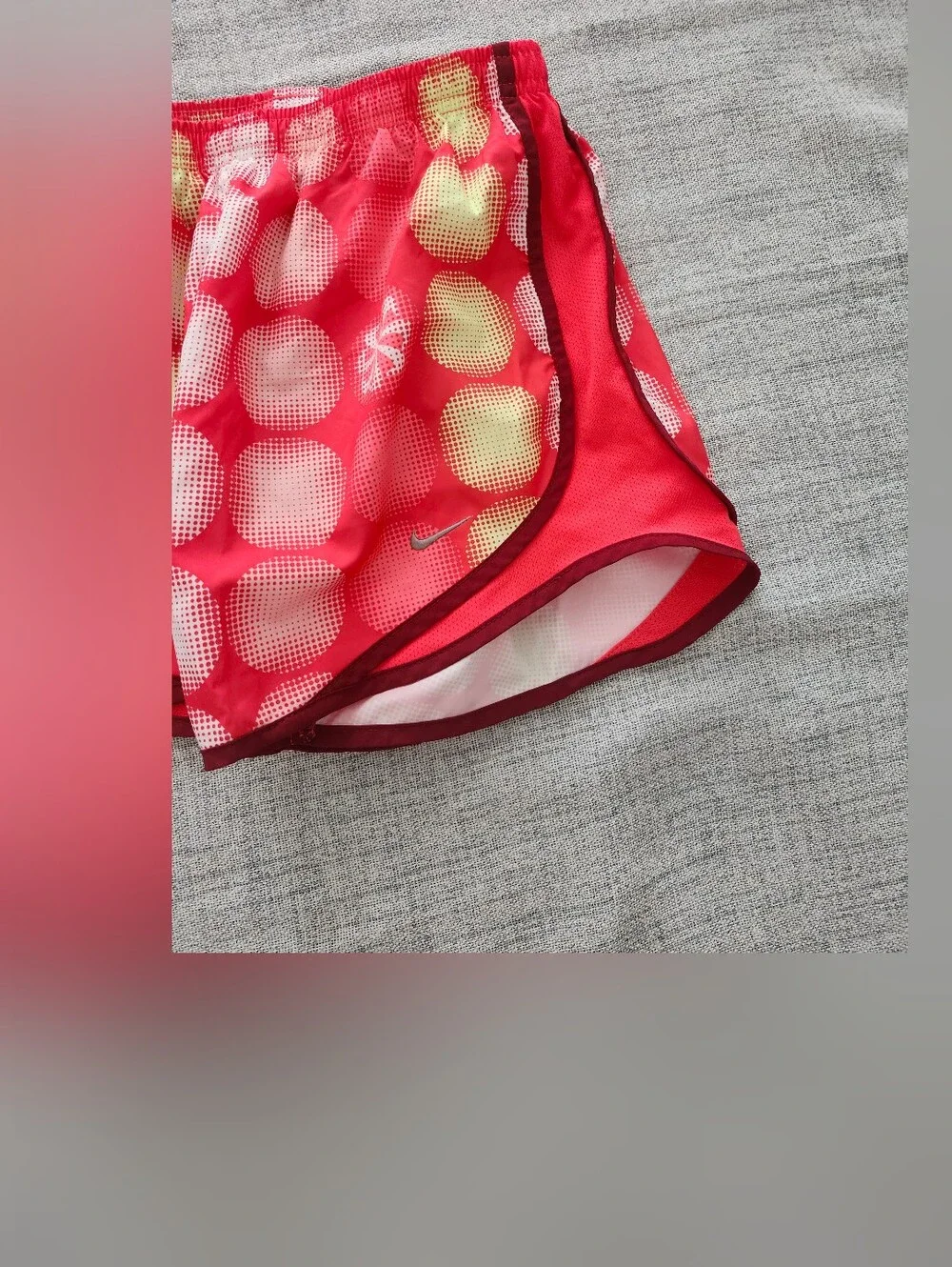 2/$20 Nike Pink Red Polka Dot Running Shorts